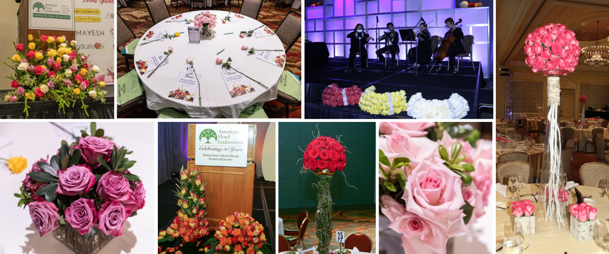 Equiflor/Rio Roses flowers at AFE events 